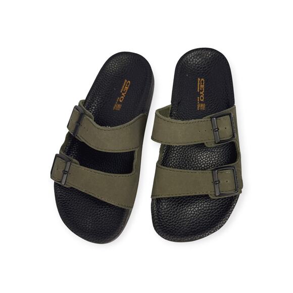 Ceyo Green Double Strap Orthopedic Sandal | 5.5 - Picture 1 of 7